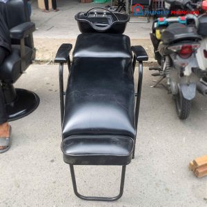 Giường Gội Đầu Bọc Da Kèm Bồn Nhựa Cũ