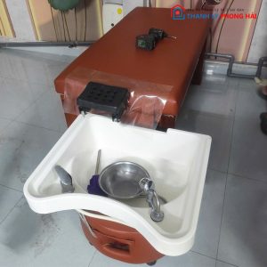 Giường Gội Đầu Dưỡng Sinh Kèm Bồn Sứ Cũ (Nhiều Màu)