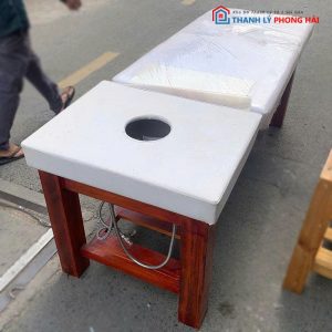 Giường Gội Đầu Dưỡng Sinh Kèm Bồn Sứ Cũ (Nhiều Màu)