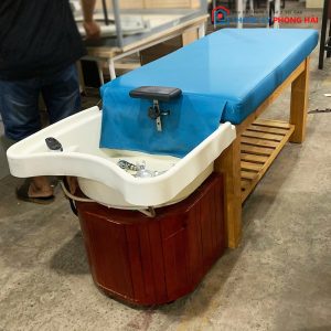 Giường Gội Đầu Dưỡng Sinh Kèm Bồn Sứ Cũ (Nhiều Màu)