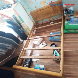 Giường Ngủ 1m2 Gỗ Công Nghiệp Cũ