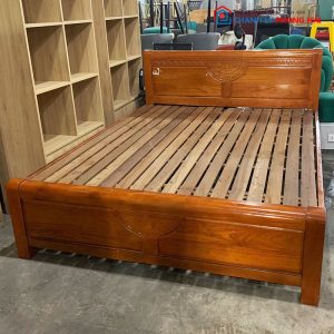 Giường Ngủ 1m6 Gỗ Tự Nhiên Cũ
