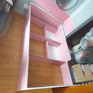 Giường Ngủ Gỗ MDF Kèm 2 Hộc Màu Hồng Cũ