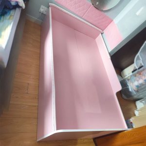 Giường Ngủ Gỗ MDF Kèm 2 Hộc Màu Hồng Cũ