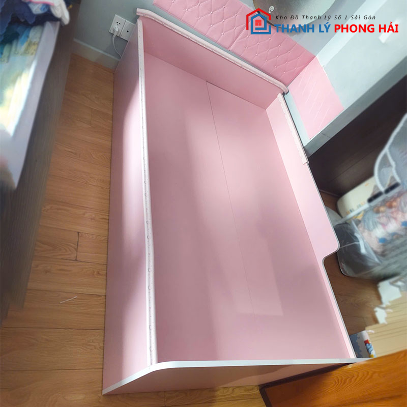 giuong-ngu-go-mdf-kem-2-hoc-2 Giường Ngủ Gỗ MDF Kèm 2 Hộc Màu Hồng Cũ