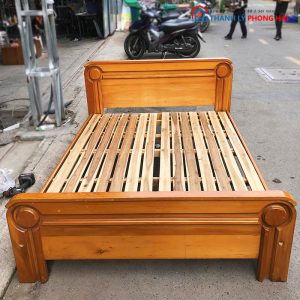 Giường Ngủ Gỗ Tự Nhiên 1m4 Cũ
