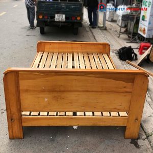 Giường Ngủ Gỗ Tự Nhiên 1m4 Cũ