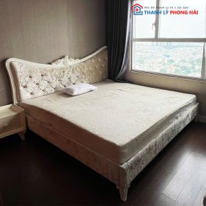 Giường Ngủ Hoàng Gia Bọc Nhung Êm Ái Cũ