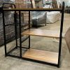 Kệ Bếp Khung Sắt 90cm Lưới Mặt Gỗ MDF Mới 99%