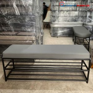 Kệ Giày Dép Kèm Đệm Ngồi 1m2 Mới 99%