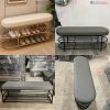 Kệ Giày Dép Kèm Đệm Ngồi 1m2 Mới 99%
