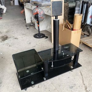 Kệ Tivi Mặt Kính Nhiều Tầng Có Giá Đỡ Cũ