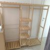 Kệ Treo Đồ Bằng Gỗ 1m4 Cũ