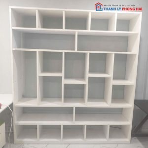 Kệ Trưng Bày Gỗ Công Nghiệp 2m4 Cũ