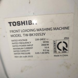 Máy Giặt Toshiba TW-BK105S2V Lồng Ngang 9.5kg Cũ