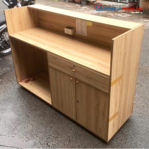 Quầy Lễ Tân 1m6 Gỗ Công Nghiệp Cũ