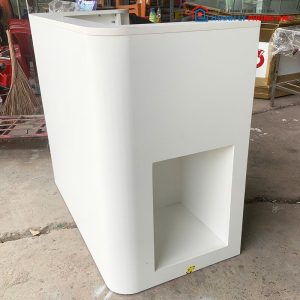 Quầy Lễ Tân Bo Cong Kèm Bàn Thờ Cũ