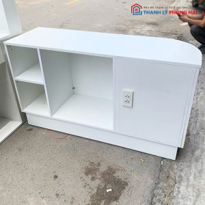 Quầy Lễ Tân Bo Cong Kèm Đôn Cũ