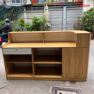 Quầy Lễ Tân Kiểu Bo Cong 2m Cũ
