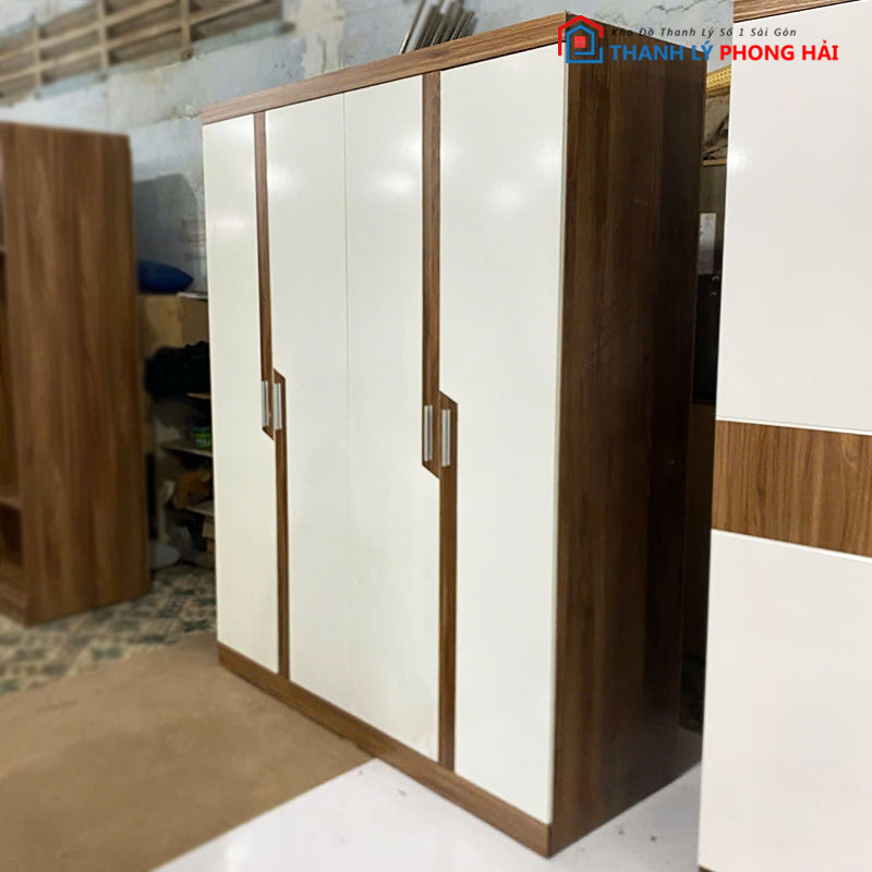 tu-ao-1m6-go-mdf-kieu-cai-cheo-1 Tủ Áo 1m6 Gỗ MDF Kiểu Cải Chéo Mới 99%