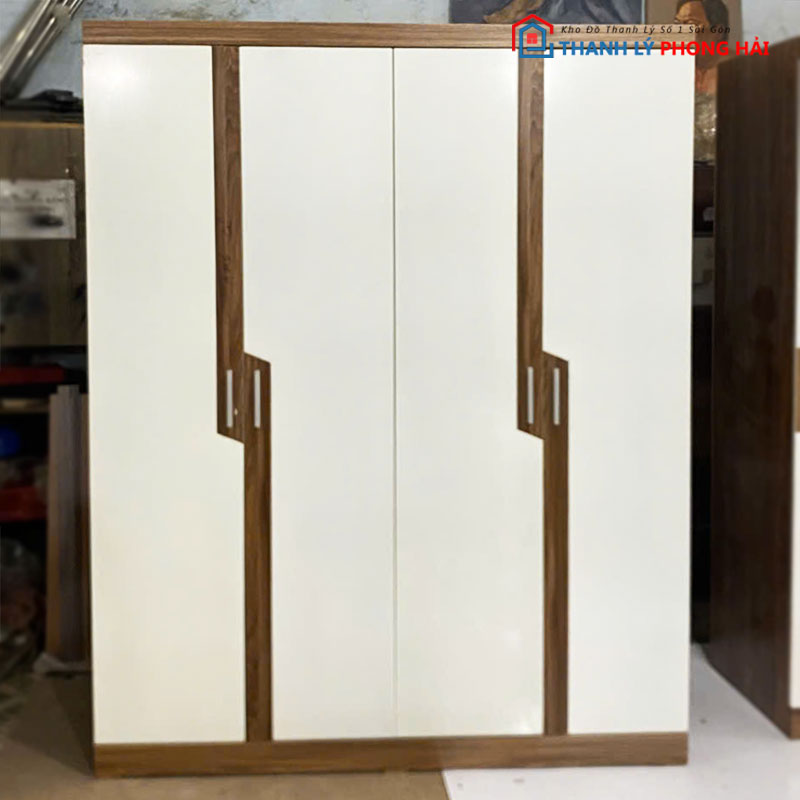 tu-ao-1m6-go-mdf-kieu-cai-cheo-3 Tủ Áo 1m6 Gỗ MDF Kiểu Cải Chéo Mới 99%