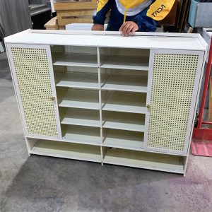Tủ Dép Nhựa Kiểu Đan Mây 1m2 Cũ