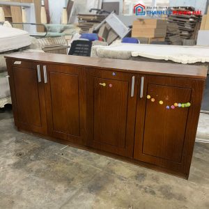 Tủ Hồ Sơ 4 Cánh Bằng Gỗ Dáng Thấp Cũ