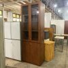Tủ Hồ Sơ 4 Cánh Gỗ MDF Cửa Kính Cũ
