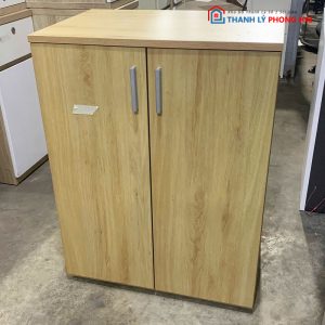 Tủ Hồ Sơ 60cm Cánh Gỗ Cũ