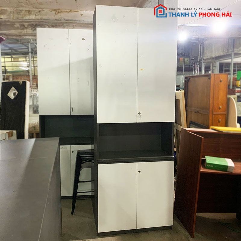 tu-ho-so-85cm-go-mdf-cu-2 Tủ Hồ Sơ 85cm Gỗ MDF Cũ