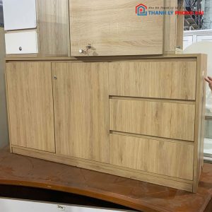 Tủ Hồ Sơ Gỗ MDF 1m4 Cũ