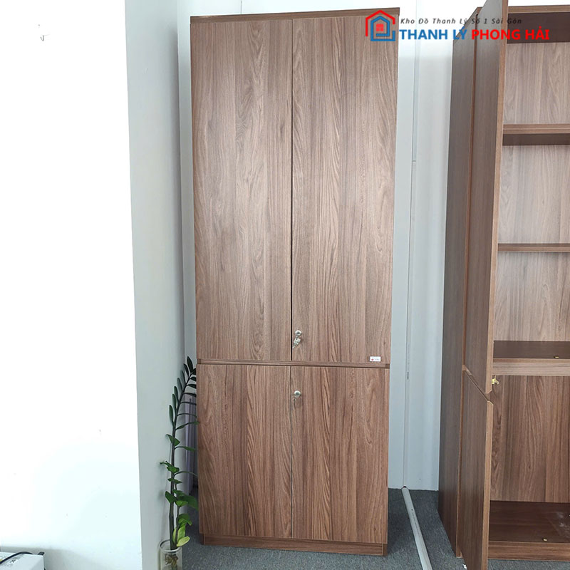 tu-ho-so-go-mdf-4-canh-cu-2 Tủ Hồ Sơ Gỗ MDF 4 Cánh Cũ