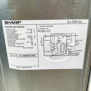 Tủ Lạnh Sharp SJ-30N-SL 2 Cánh Cũ