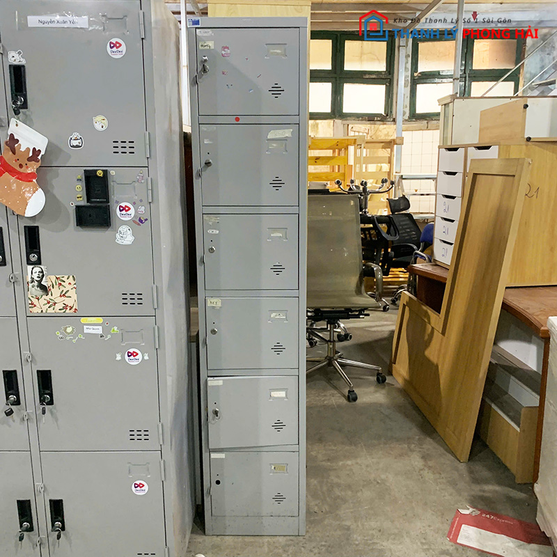 tu-locker-6-ngan-40cm-bang-sat-cu-3 Tủ Locker 6 Ngăn 40cm Bằng Sắt Cũ