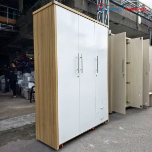 Tủ Quần Áo 1m4 Gỗ MDF Lõi Xanh Mới 99%