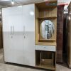Tủ Quần Áo 1m8 3 Cánh Kèm Bàn Trang Điểm Mới 99% (Nhiều Mẫu)