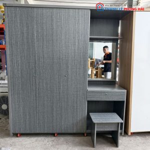 Tủ Quần Áo 1m8 3 Cánh Kèm Bàn Trang Điểm Mới 99% (Nhiều Mẫu)