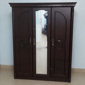 Tủ Quần Áo Gỗ 1m4 Có Kính Cũ