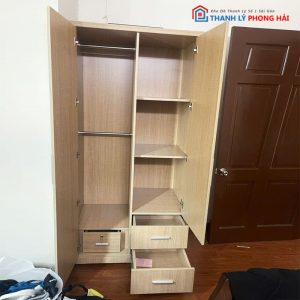 Tủ Quần Áo Gỗ MDF 2 Cánh Cũ