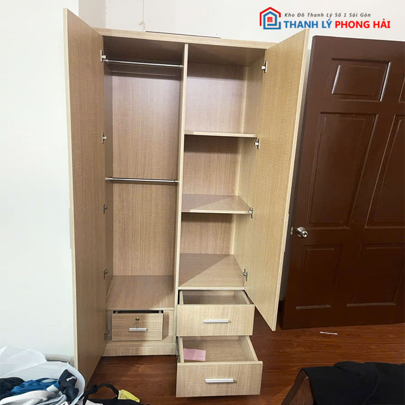 tu-quan-ao-go-mdf-2-canh-cu-1 Tủ Quần Áo Gỗ MDF 2 Cánh Cũ