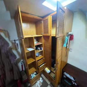 Tủ Quần Áo Góc L Gỗ Xoan Đào Cũ