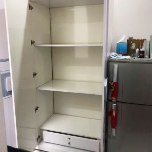 Tủ Quần Áo Màu Trắng 4 Cánh Kích Thước Lớn Cũ