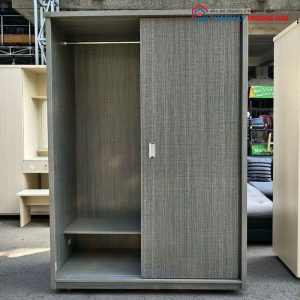 Tủ Quần Áo MDF Lõi Xanh Cửa Lùa 1m4 Mới 99%