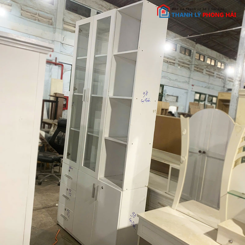 tu-trung-bay-go-cn-2-canh-kinh-cu-2 Tủ Trưng Bày Gỗ CN 2 Cánh Kính Cũ