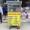 Xe Bán Hàng 80cm Take Away Bằng Inox Cũ