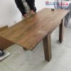 Bàn Ăn Gỗ Mặt Gấp Gọn Tiện Lợi Cũ