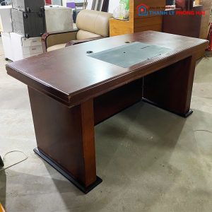 Bàn Giám Đốc Gỗ MDF 1m6 Cũ