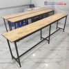 Bàn Học Sinh Cũ Chân Sắt Mặt Gỗ (Nhiều Kích Thước)
