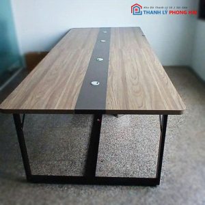 Bàn Họp 2m8 Cũ Chân Chữ U Mặt Gỗ