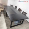 Bàn Họp Chân Chữ U Mặt Gỗ Cũ